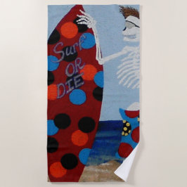 Surf- oder die Strandtuch