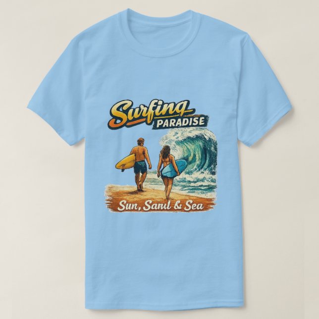 SURF PARADIES T-Shirt (Design vorne)