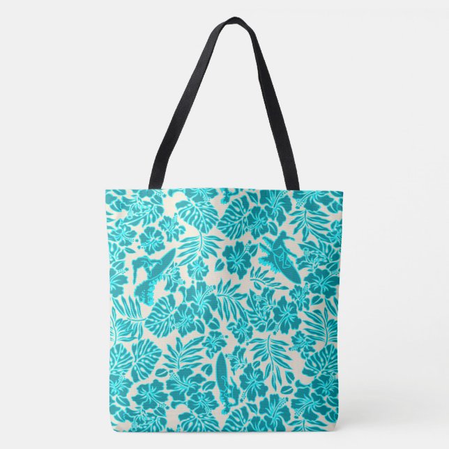 Surf Pareau Hawaiian Hibiscus Surfing Beach Sac (Devant)