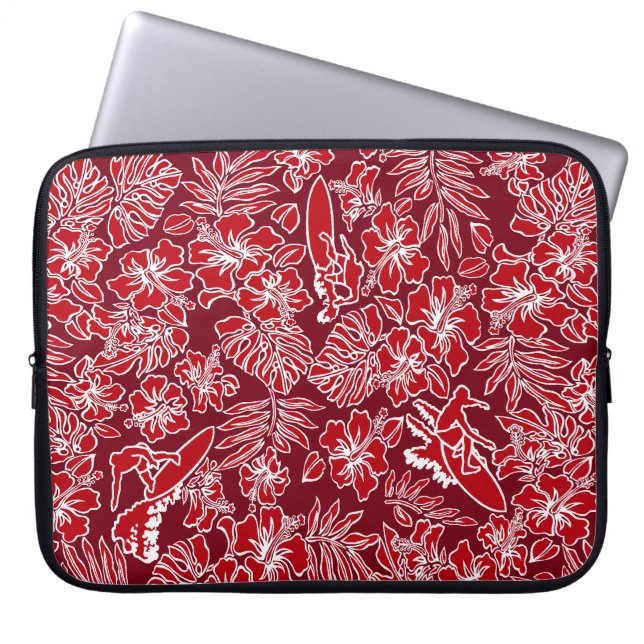 Surf Pareau Hawaiian Neoprene Wetsuit Laptopschutzhülle (Vorderseite)