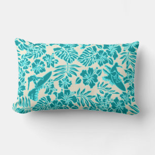 Surf Pareau Hawaiian Reversible Lumbar Pillow Lendenkissen