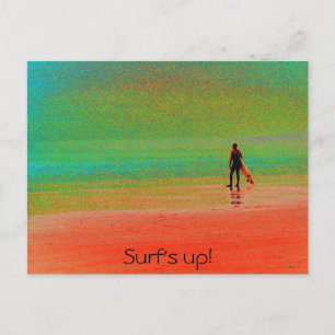 "Surf!" Postkarte