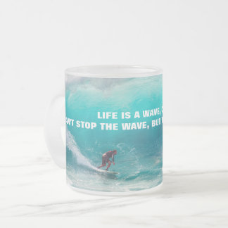 SURF QUOTE POSTER 2-TONKAFFEE-TASSE MATTGLASTASSE
