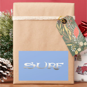 Surf rectangle grands autocollants