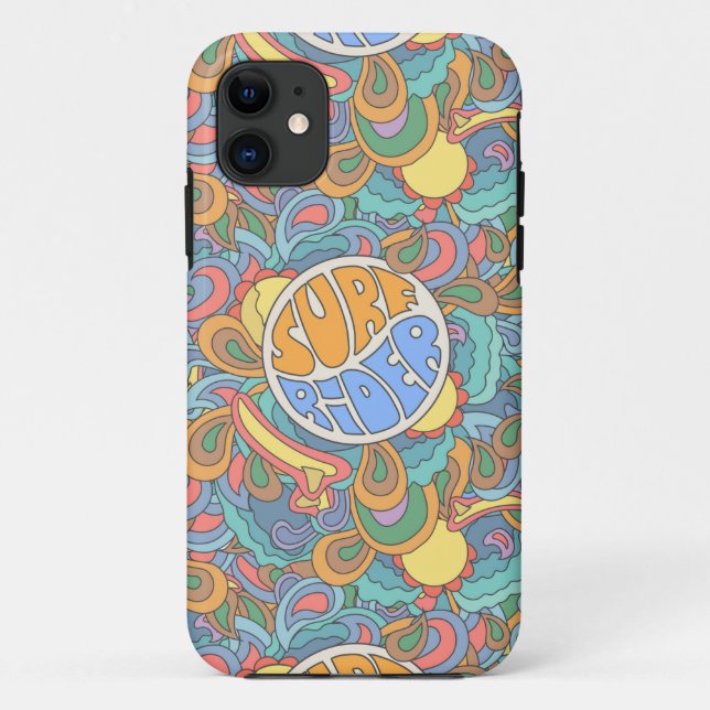 Surf-Reiter-Muster Case-Mate iPhone Hülle (Rückseite)