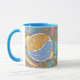 Surf Rider Muster Tasse