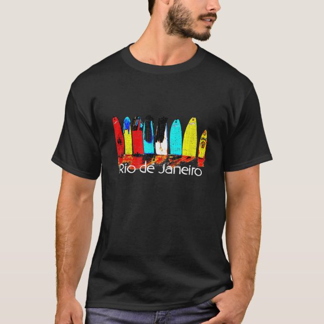 Surf Rio de Janeiro Brasilien Männer Frauen Kinder T-Shirt (Vorderseite)