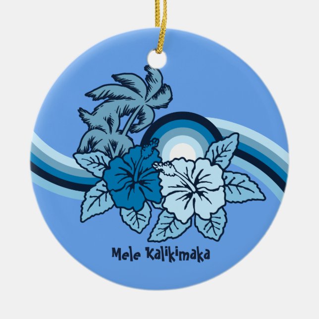 Surf Safari Vacances Ornements (Devant)