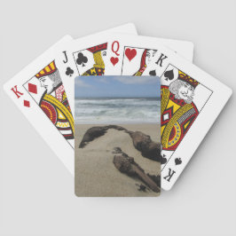 Surf Sand und Driftwood West Coast Landschaftsstra Spielkarten