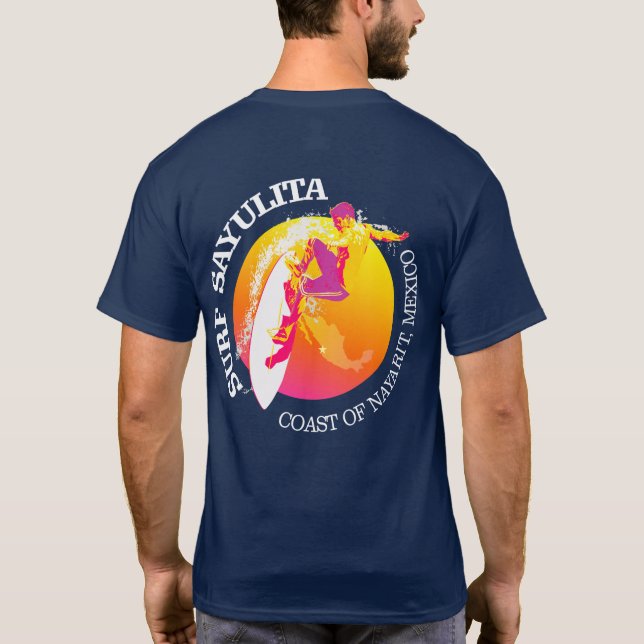 Surf Sayulita T-Shirt (Rückseite)