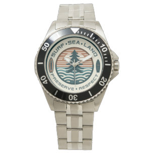 Surf-, See-, Land- und Respektüberwachung Armbanduhr