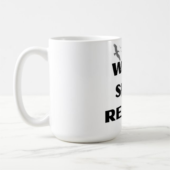Surf-Silhouette Kaffeetasse (Links)