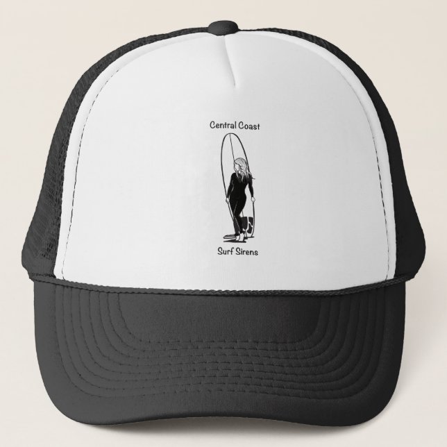 Surf Sirens Hat Truckerkappe (Vorderseite)