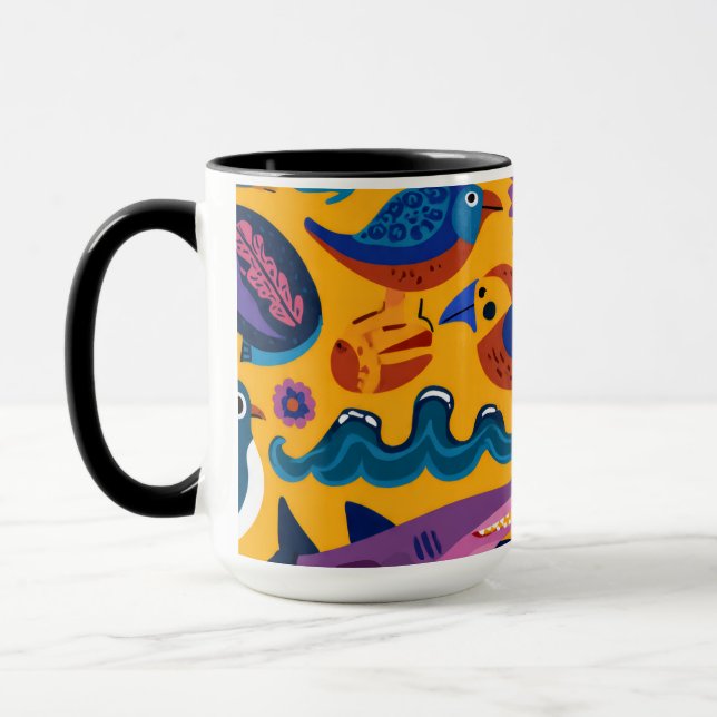 Surf & Sun Combo Mug Gift Tasse (Links)