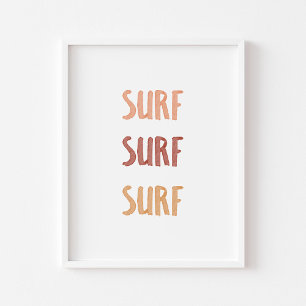 Surf Surf Surf Poster