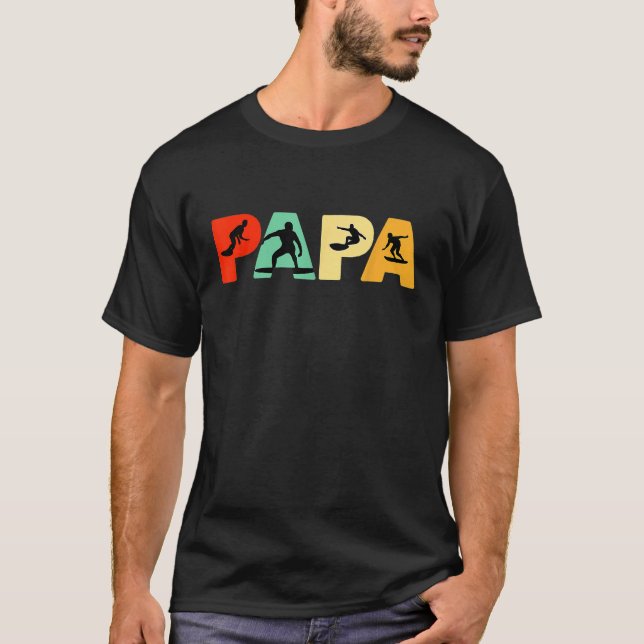 Surf Vater Shirt Funny Piazza della Riforma (Vorderseite)