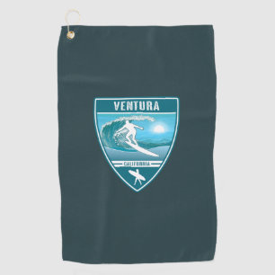 Surf Ventura California Golfhandtuch