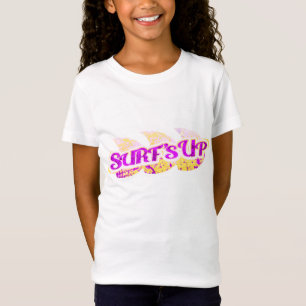 Surf vers le haut des filles pourpres et du