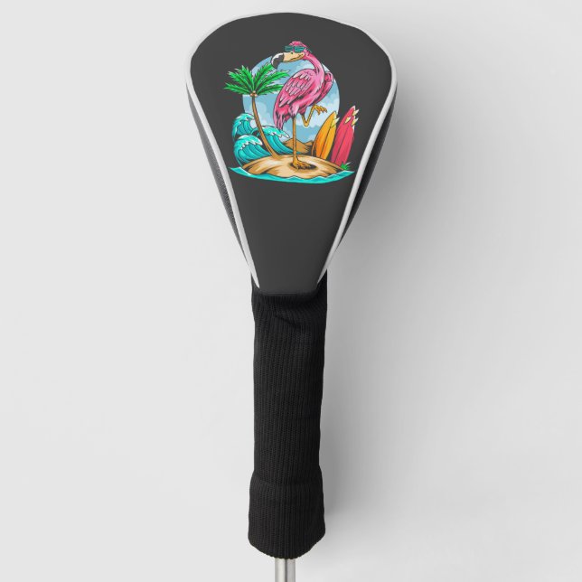Surf wie ein Mingo! Golf Head Cover Headcover (Vorderseite)