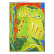 Surface de frappe impression Fille Jaune Vert Oran
