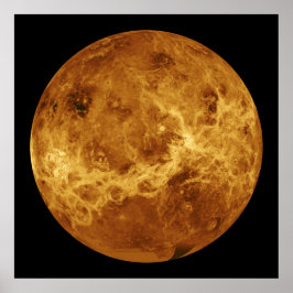 Surface of the Planet Venus Poster