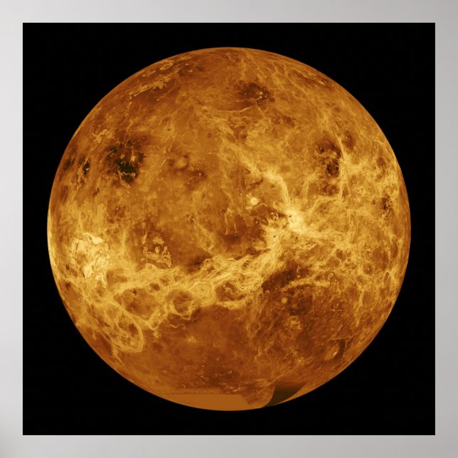 Surface of the Planet Venus Poster (Vorne)