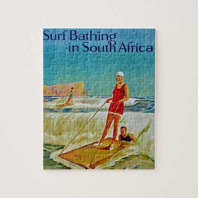 Surfbaden in Südafrika (Vertikal)