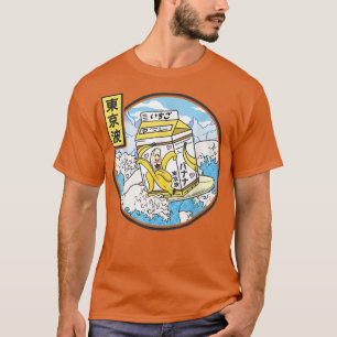 Surfbanana Milk Carton Japan Wave Kawaii Vapor T-Shirt