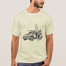 Surfboard Car Vintag Surf Design
