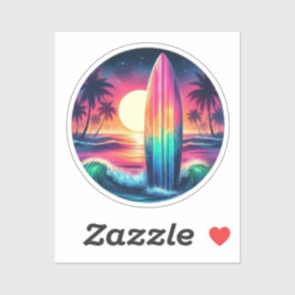 Surfboard-Escape Aufkleber