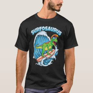 Surfboard Surfboarders trex Dinosaurier S T-Shirt