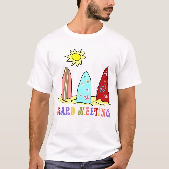 Surfboard Surfing T - Shirt (Vorderseite)