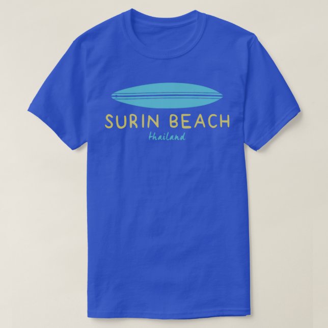 SURFBOARD SURIN BEACH THAILAND T-Shirt (Design vorne)