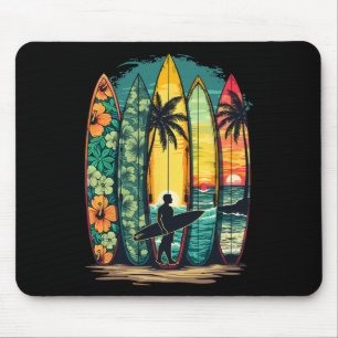 Surfboarder Hawaii Welle Surfen Liebhaber Strand S Mousepad