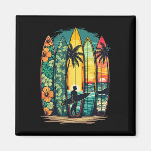 Surfboarder Hawaii-Welle-Surfing-Liebhaber-Strand- Magnet