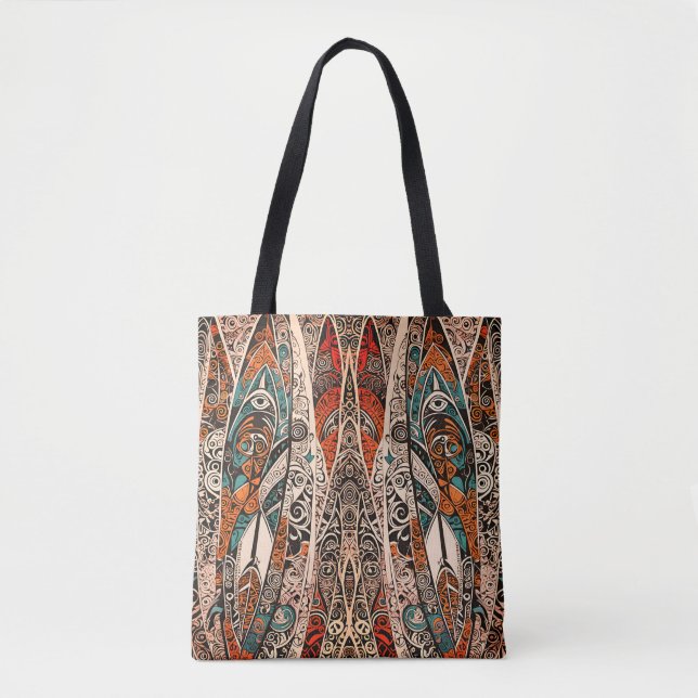 "Surfboards" im Inselstil Tasche (Vorderseite)