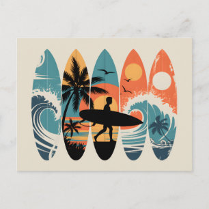 Surfboards Postkarte