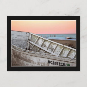 Surfboot Postkarte