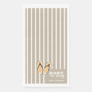 Surfbrett-Baby-Party - Geschlechtsneutral Serviette