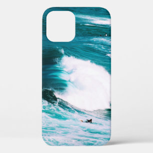 Surfbrett mit Meereswellen Case-Mate iPhone Hülle