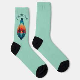 Surfbrett-Strandsocken Socken