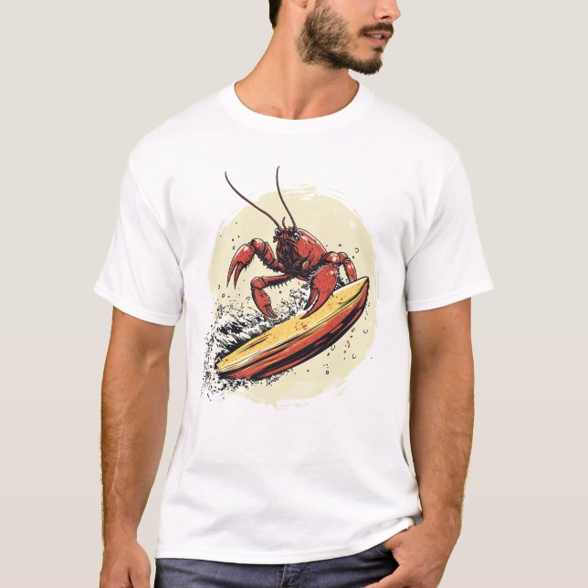 Surfbrett T-Shirt (Vorderseite)
