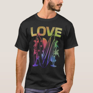 Surfbrett Wellenreiten Surfbrett Surfer Wassersurf T-Shirt