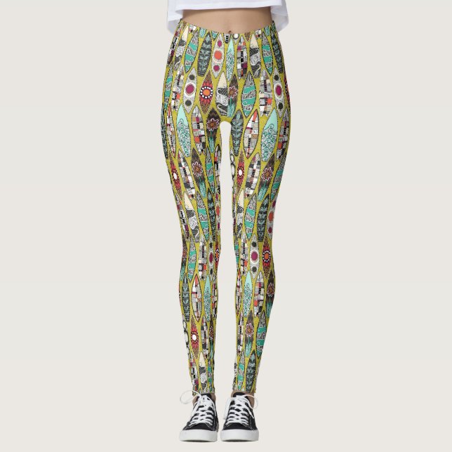 Surfbretter Leggings (Vorderseite)