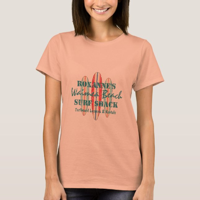 Surfbretter mit eingeschränktem Monogramm-Hawaiian T-Shirt (Vorderseite)