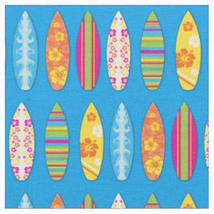 Surfbretter Niedlichen Tropical Beach Sports Stoff