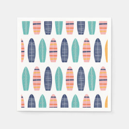 Surfbretter - Pink Retro Beach Serviette