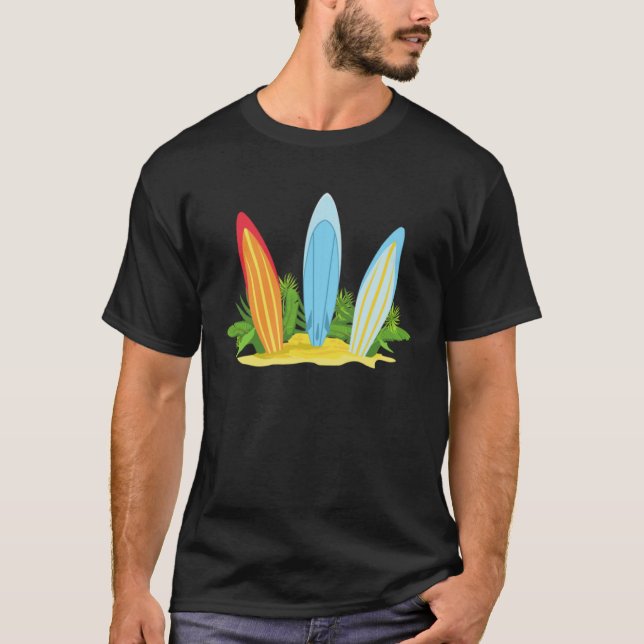 Surfbretter T-Shirt (Vorderseite)