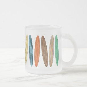 Surfbretter-Tasse Mattglastasse