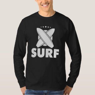 Surfbretter Trendy Surfing Tropical Summer Bea T-Shirt